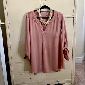 Blush Color Blouse
